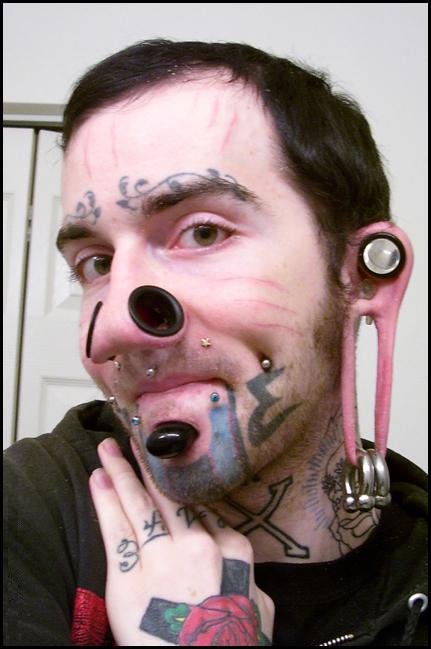 piercings pictures. Facial piercings are for